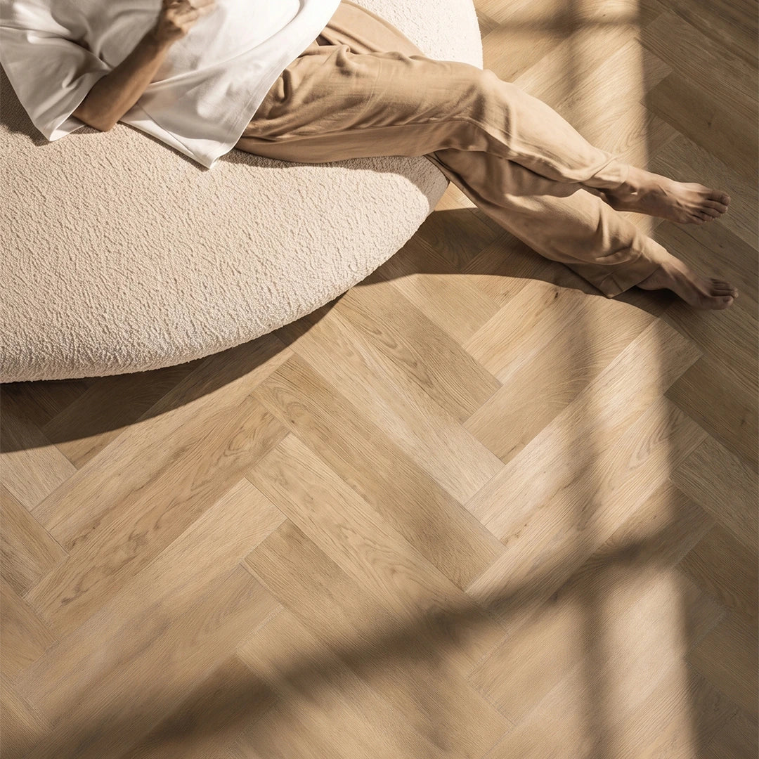 Blonde Oak 9103 Herringbone